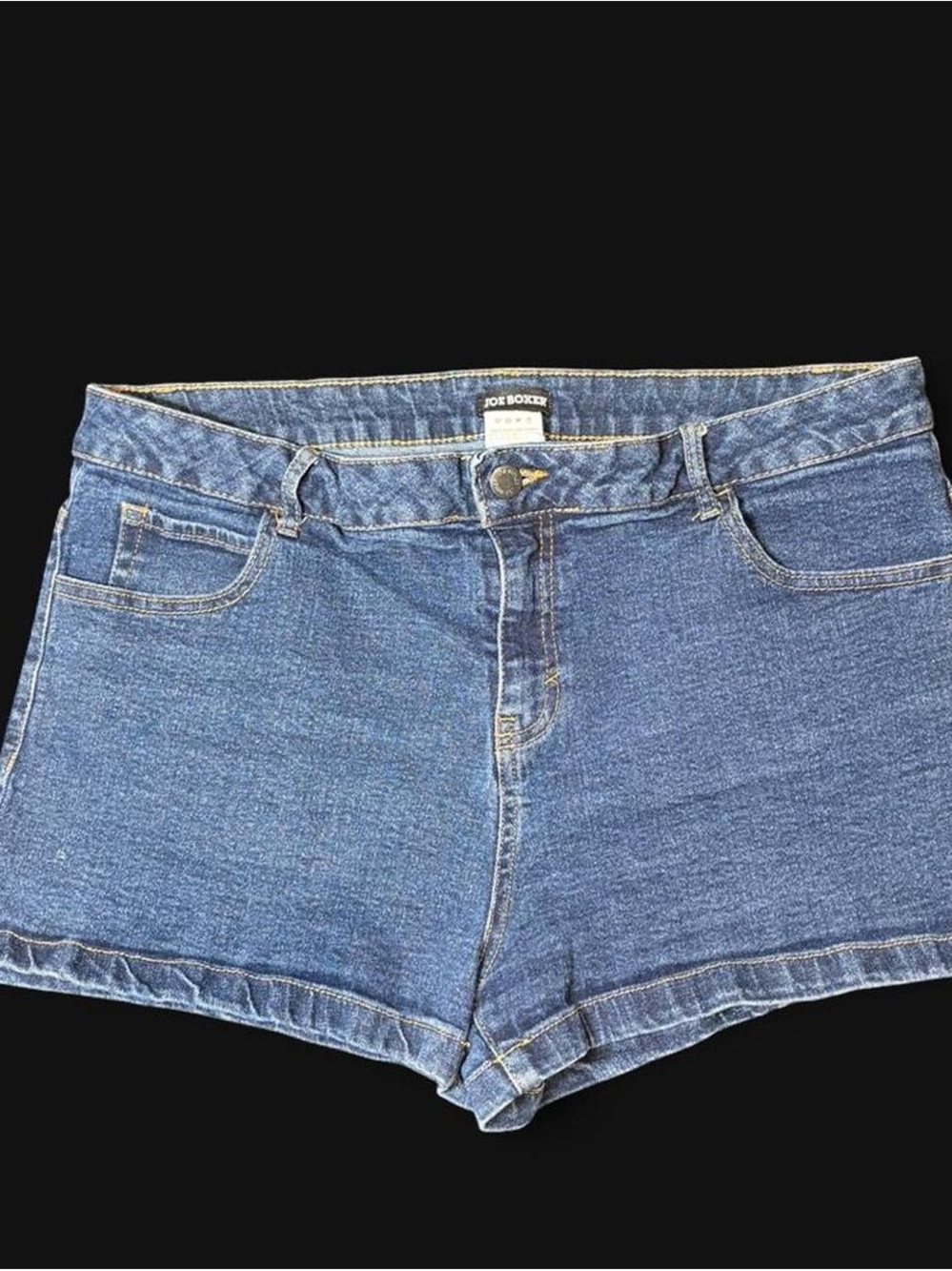 Joe Boxer Vintage-Inspired Blue Denim Cutoff Shorts